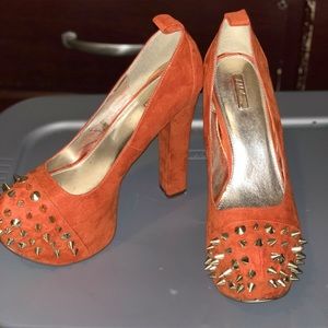 Orange heels
